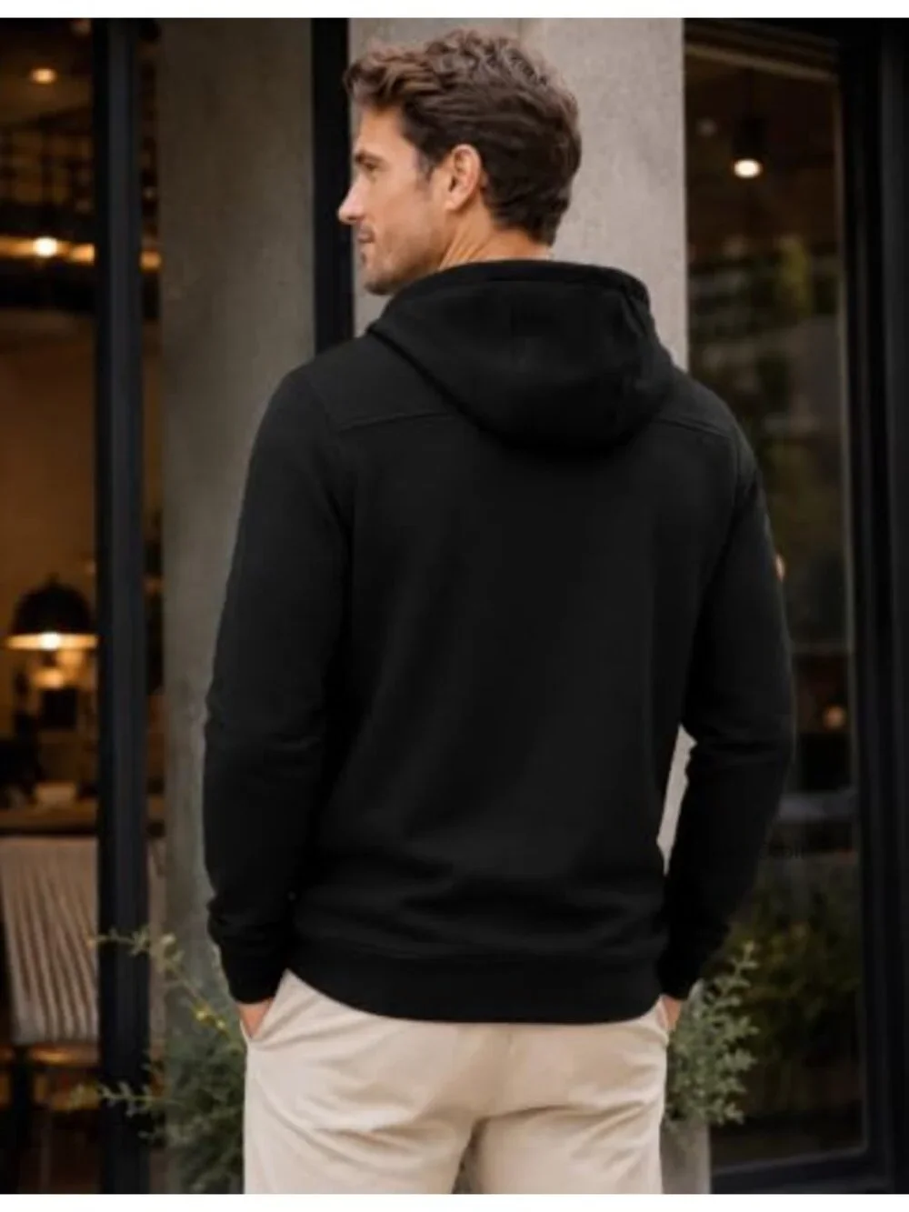Men's Zip Up Hooded Sweatshirt with Pockets for Workout Hiking